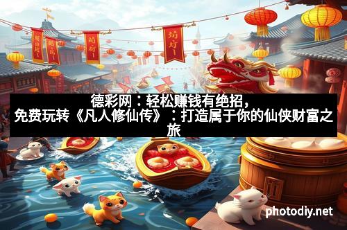 德彩网：轻松赚钱有绝招，免费玩转《凡人修仙传》：打造属于你的仙侠财富之旅